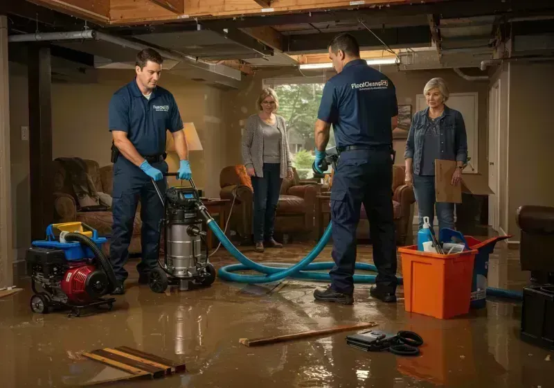 Basement Water Extraction and Removal Techniques process in Adams County, OH